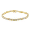 18ct Yellow Gold 5.50ct Diamond Jubilee Bracelet-Bracelet-Walker & Hall