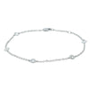 18ct White Gold Diamond Chakra Bracelet - Bracelet - Walker & Hall