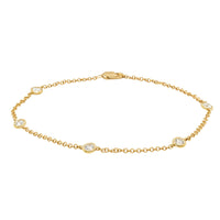 18ct Yellow Gold Diamond Chakra Bracelet - Bracelet - Walker & Hall