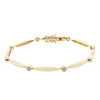 18ct Yellow Gold Diamond Cadenza Bracelet-Bracelet-Walker & Hall
