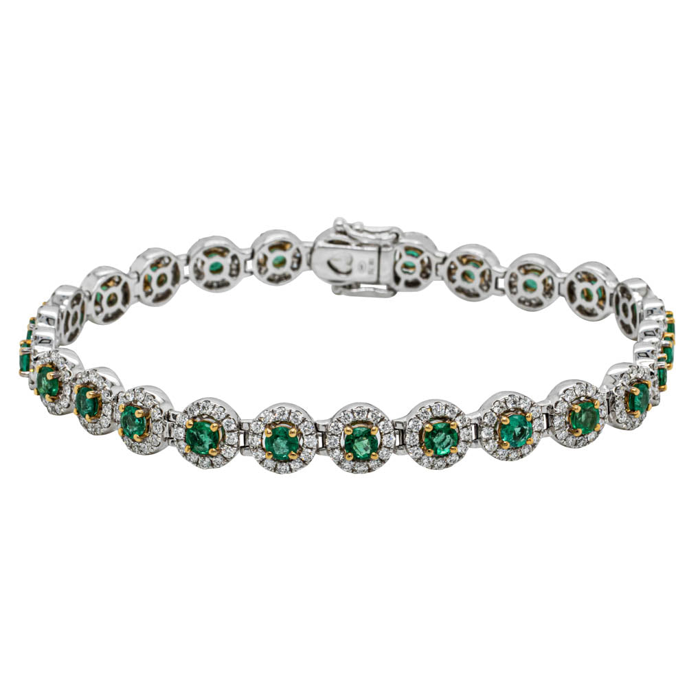 Emerald Cut Diamond Tennis Bracelet – Logan Hollowell