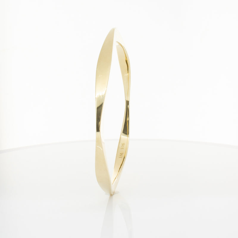 9ct Yellow Gold Eos Bangle-Bracelet-Walker & Hall