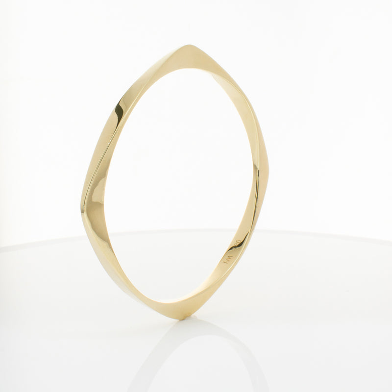 9ct Yellow Gold Eos Bangle-Bracelet-Walker & Hall