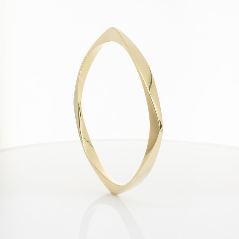 9ct Yellow Gold Eos Bangle-Bracelet-Walker & Hall