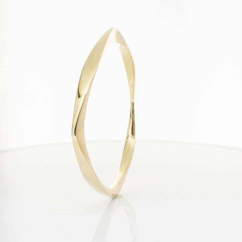 9ct Yellow Gold Eos Bangle-Bracelet-Walker & Hall