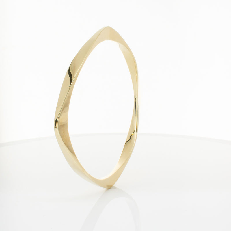 9ct Yellow Gold Eos Bangle-Bracelet-Walker & Hall