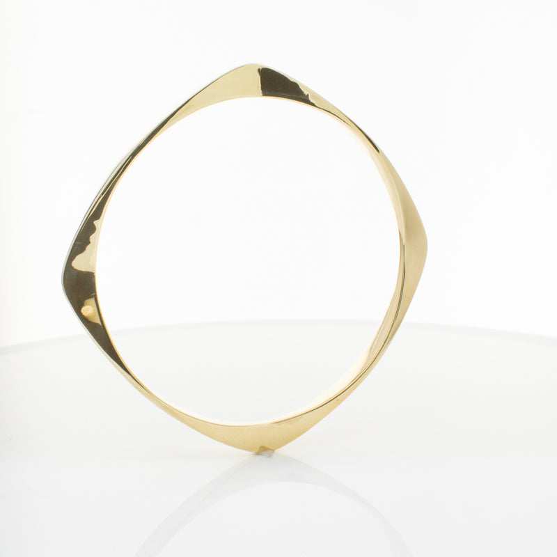 9ct Yellow Gold Eos Bangle-Bracelet-Walker & Hall