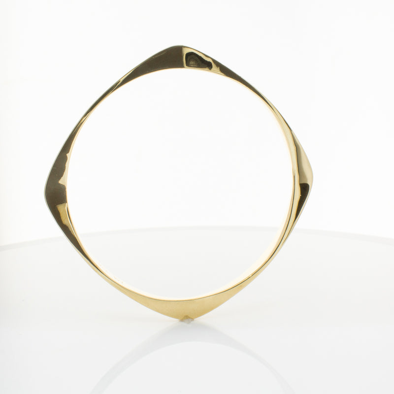 9ct Yellow Gold Eos Bangle-Bracelet-Walker & Hall