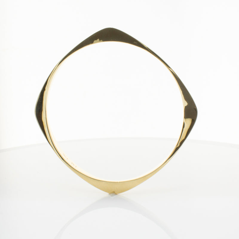 9ct Yellow Gold Eos Bangle-Bracelet-Walker & Hall