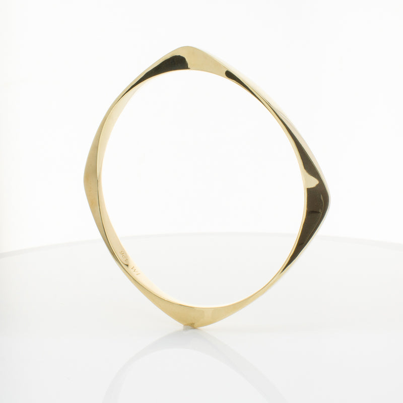 9ct Yellow Gold Eos Bangle-Bracelet-Walker & Hall