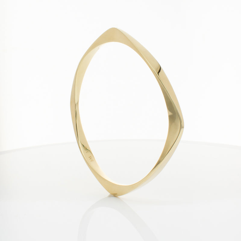 9ct Yellow Gold Eos Bangle-Bracelet-Walker & Hall