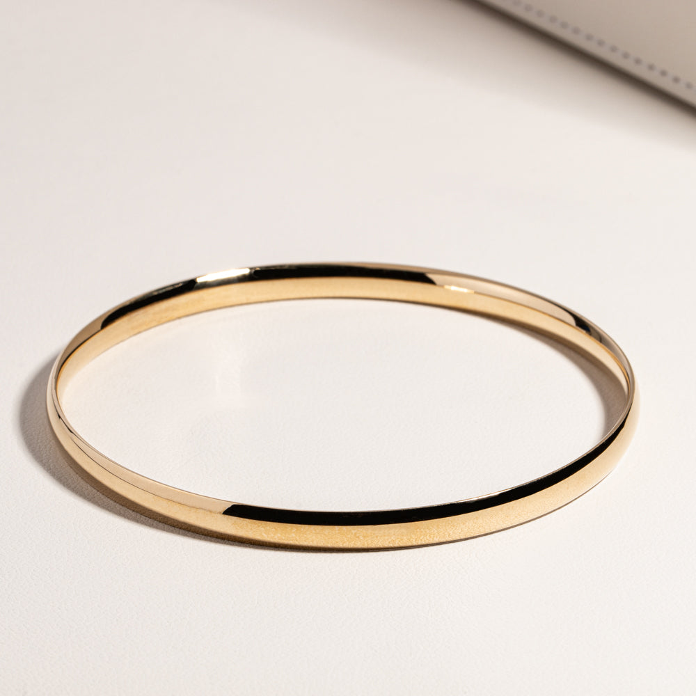 Solid gold bangle on sale nz