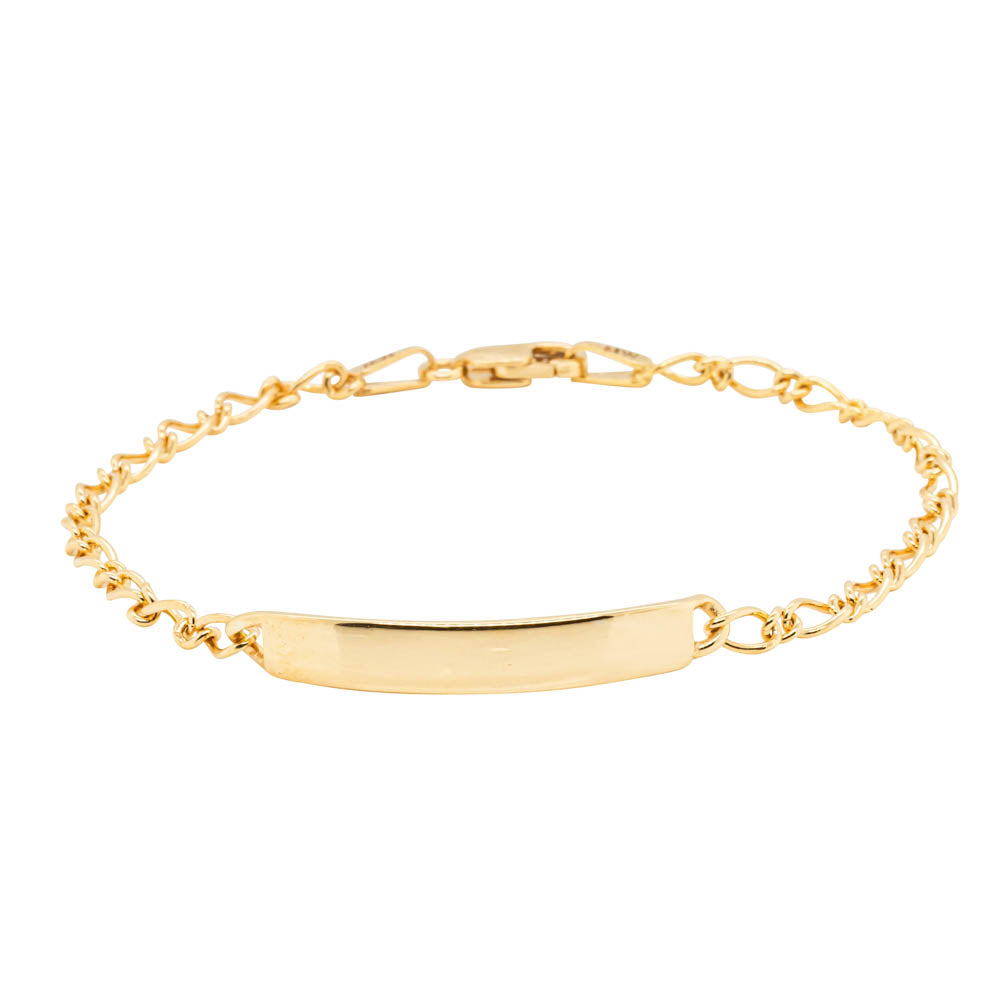 9ct Yellow Gold Child's ID Bracelet - Bracelet - Walker & Hall