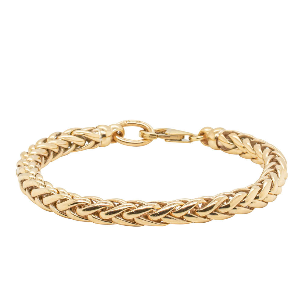 9ct Yellow Gold Foxtail Bracelet - Bracelet - Walker & Hall