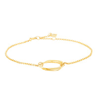 9ct Yellow Gold Mini Entwined Bracelet - Bracelet - Walker & Hall