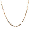 9ct Rose Gold Oval Belcher Chain - Walker & Hall