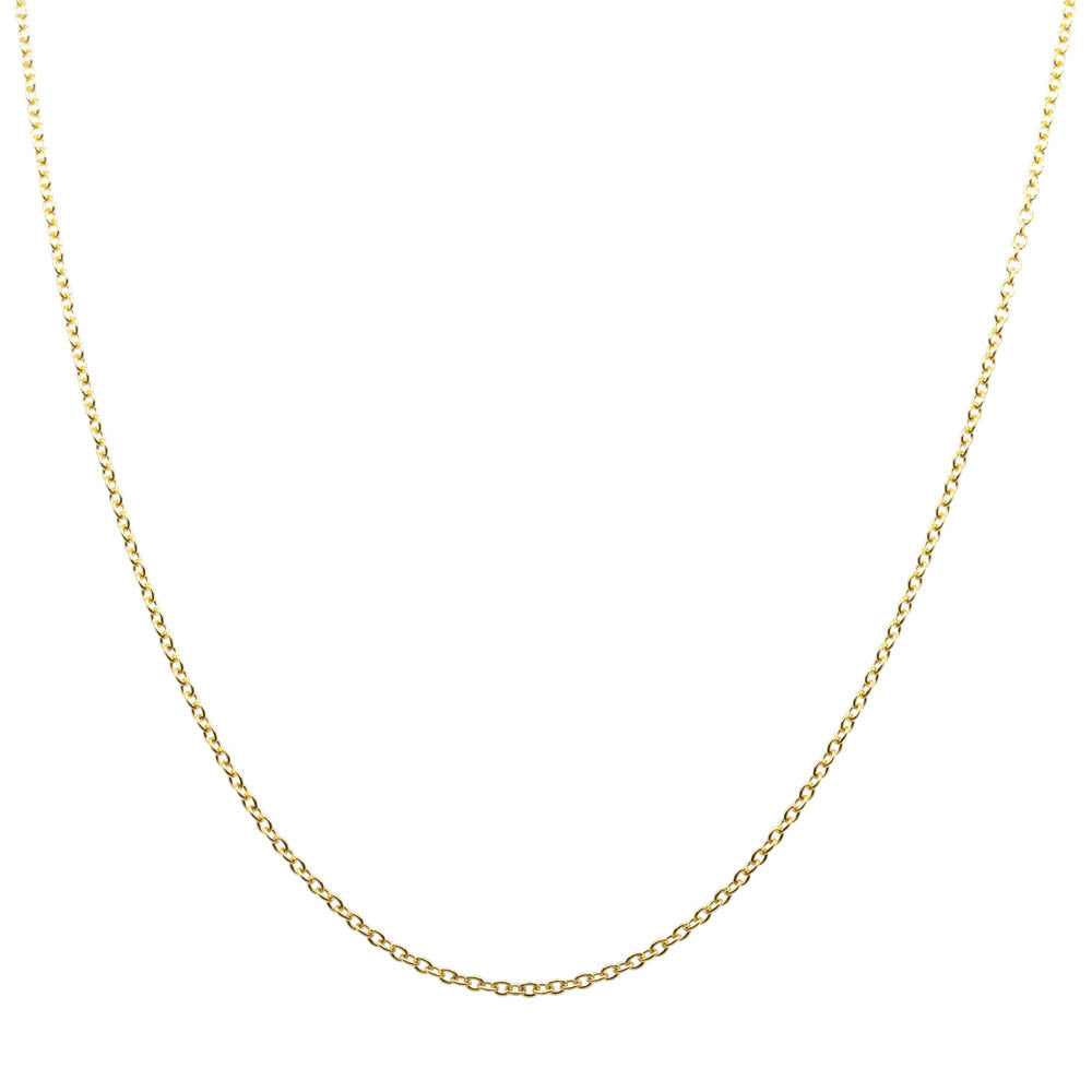 9ct Yellow Gold Cable Chain - Walker & Hall