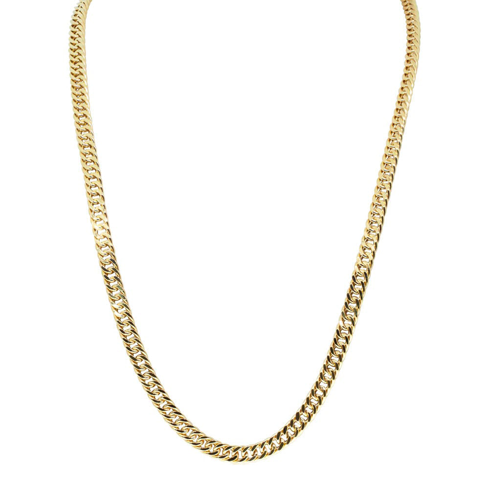 9ct Yellow Gold Double Curb Link Chain - Necklace - Walker & Hall