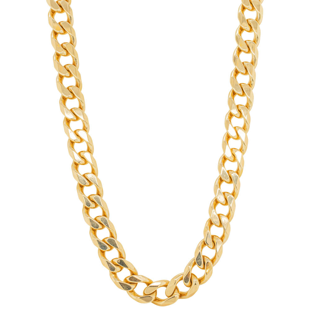 Deja Vu 9ct Yellow Gold Curb Chain Necklace - Necklace - Walker & Hall