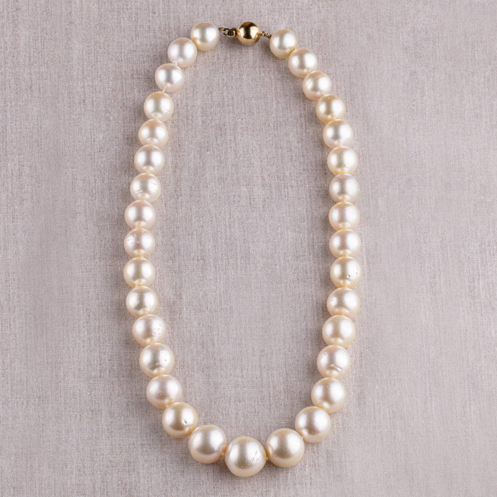 9ct Yellow Gold South Sea Pearl Strand - Walker & Hall