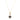 18ct Yellow Gold Black Pearl & Diamond Pendant - Walker & Hall