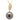 18ct Yellow Gold Black Pearl & Diamond Pendant - Walker & Hall