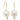 9ct Yellow Gold Baroque Freshwater Pearl Drop Earrings - Walker & Hall