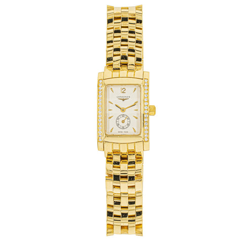 Deja Vu 18ct Yellow Gold .50ct Diamond Longines DolceVita Watch