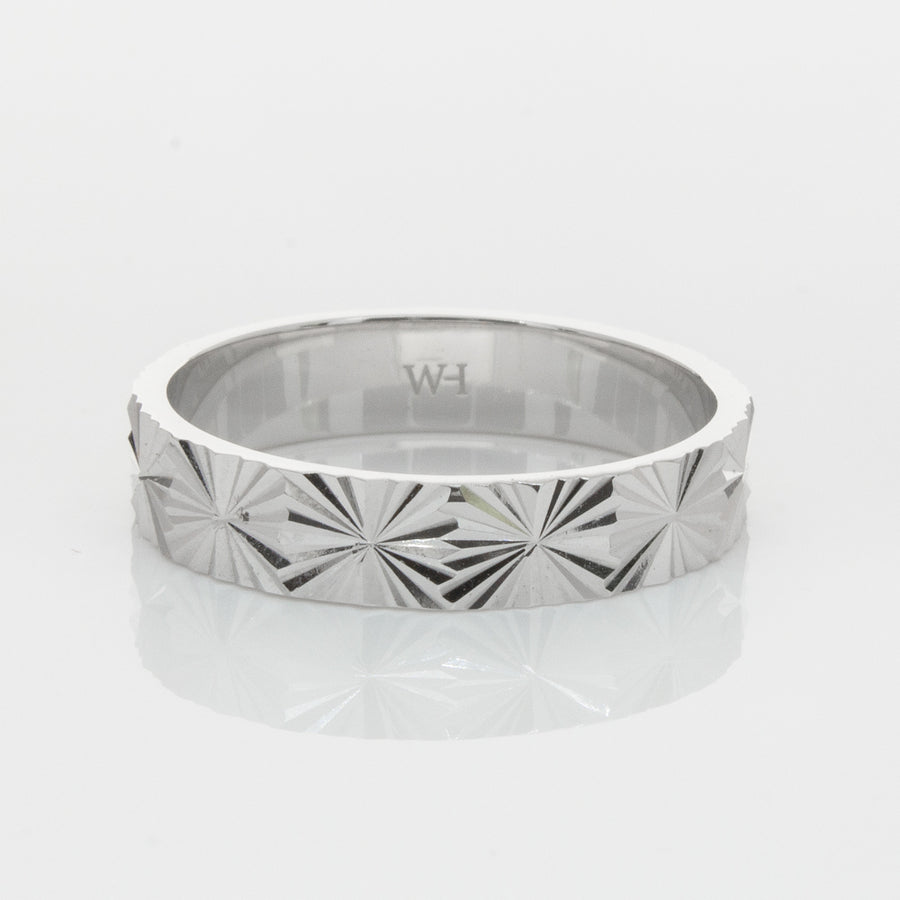 Sterling Silver Reflections Ring - Walker & Hall