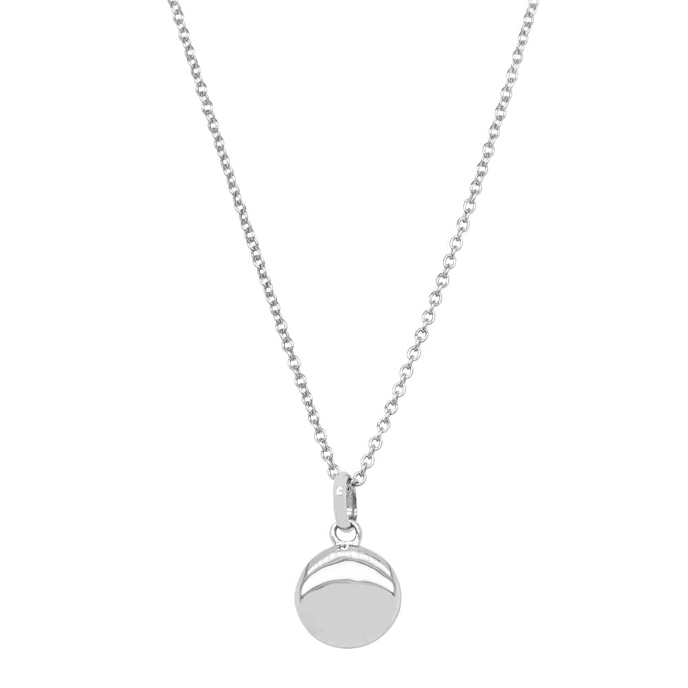 Sterling Silver Mini Pebble Pendant - Walker & Hall