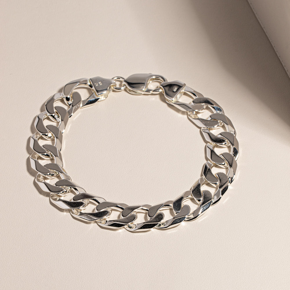 Nuoya Street-wear Hip Hop Jewelry Silver Color Cuban Link Chain Bracelet  Iced 5A CZ Stones Bracelet Durable - AliExpress