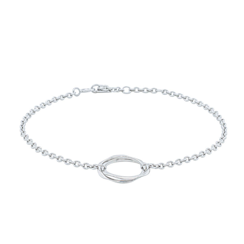 Sterling Silver Mini Entwined Bracelet - Bracelet - Walker & Hall