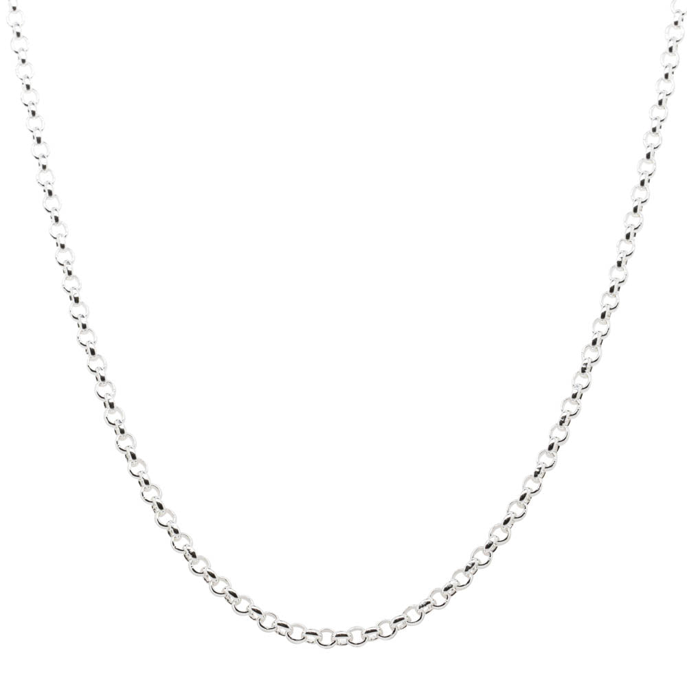 Sterling Silver Round Belcher Chain - Walker & Hall