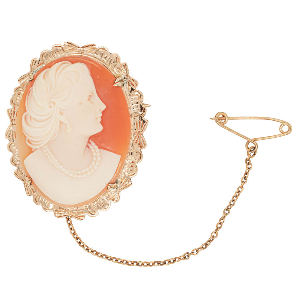 9ct cameo online brooch