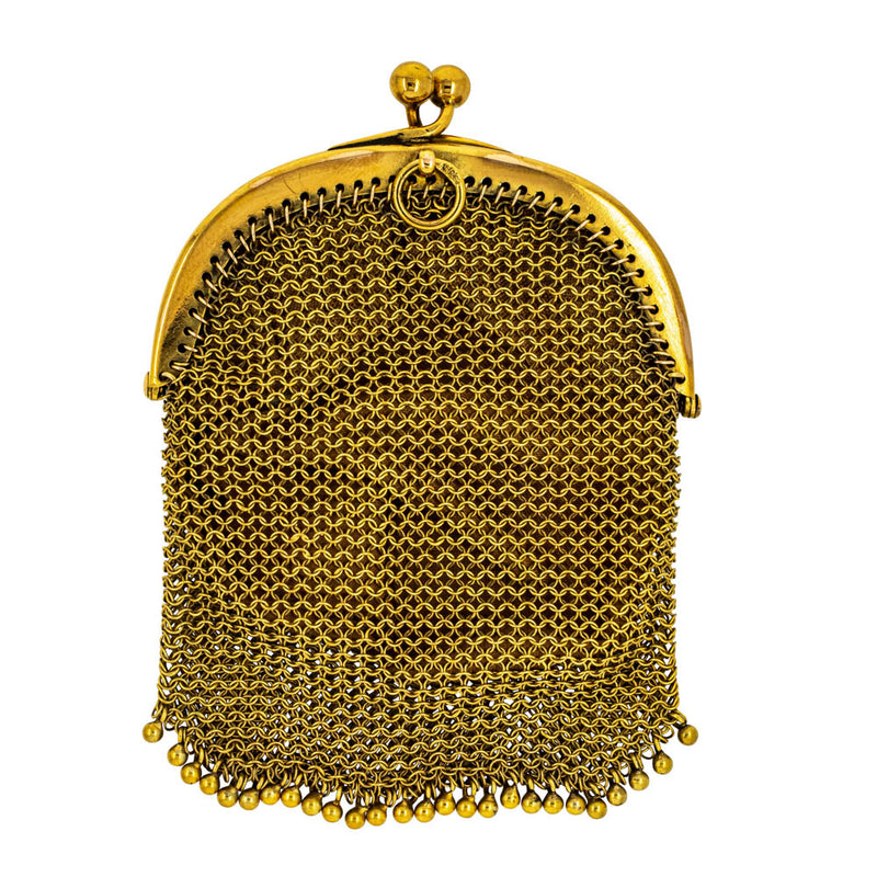 Vintage 14ct Yellow Gold Purse-Purse-Walker & Hall