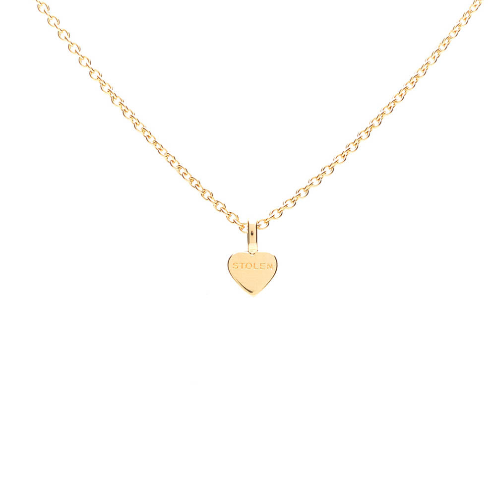 Stolen Girlfriends Club Stolen Heart Necklace - Gold Plated - Necklace - Walker & Hall