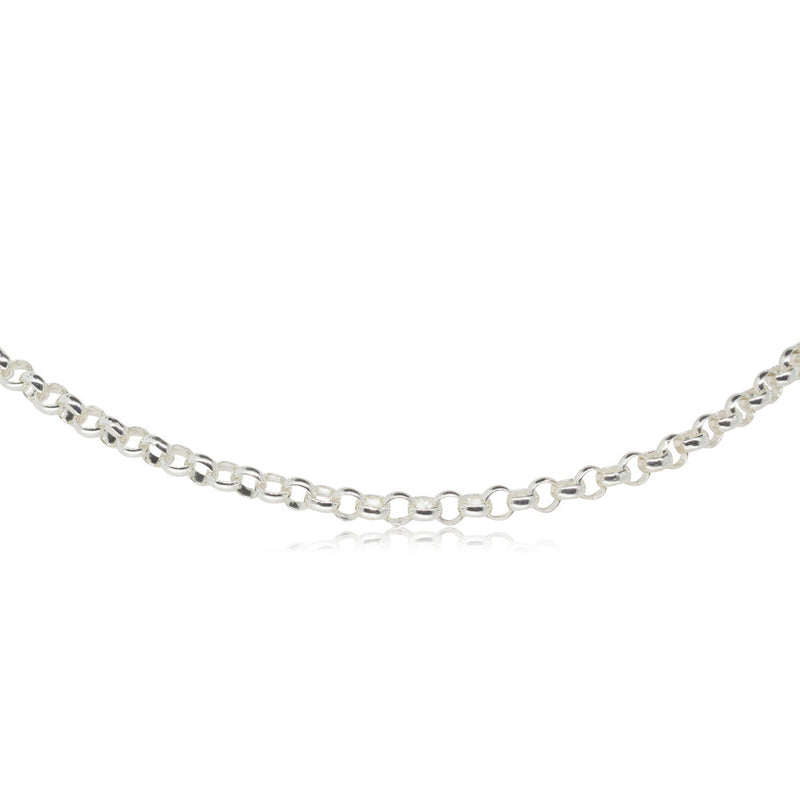 Sterling Silver Round Belcher Chain - Walker & Hall