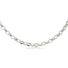 Sterling Silver Oval Belcher Chain - Walker & Hall