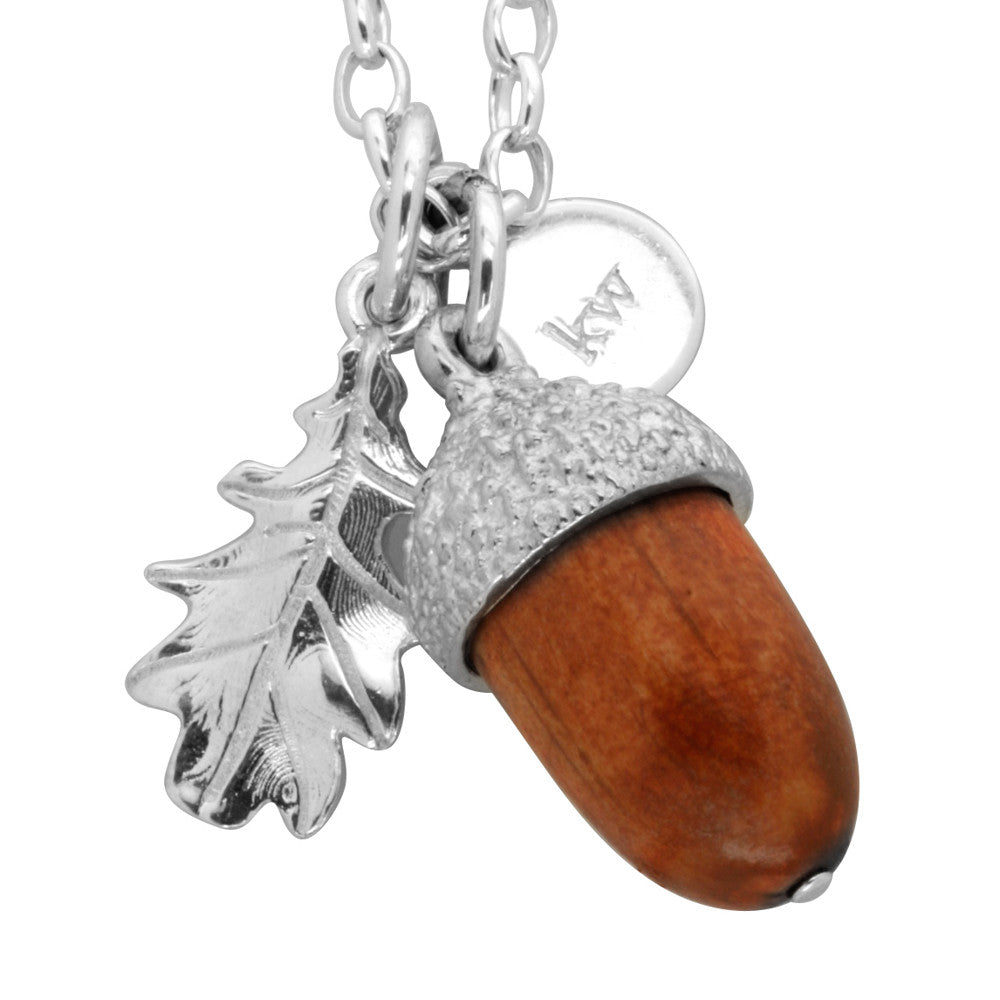 Karen walker acorn deals and leaf necklace