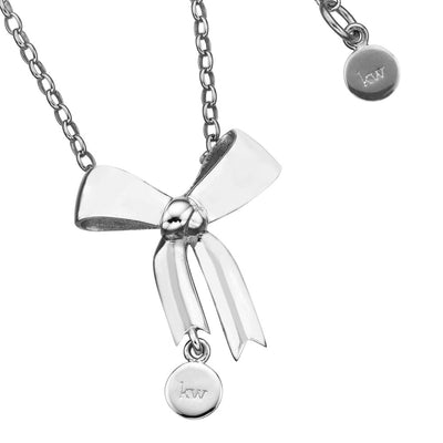 Karen Walker Bow Necklace - Sterling Silver - Walker & Hall