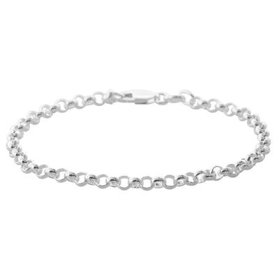 Sterling Silver Round Belcher Bracelet - Walker & Hall