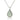 9ct White Gold Opal Pendant - Walker & Hall