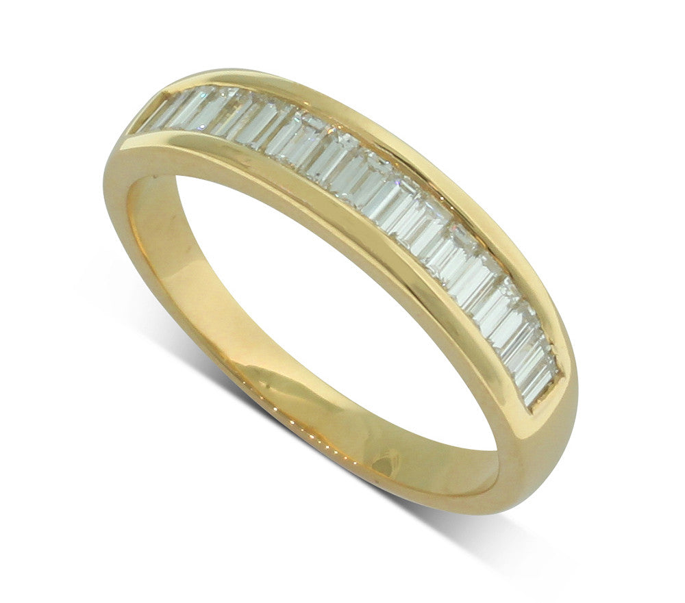 Lab Grown Baguette Eternity Diamond Ring | Noémie