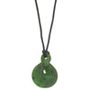 NZ Greenstone Twist Pendant - Necklace - Walker & Hall