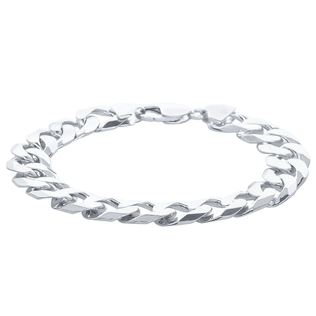 Sterling Silver Cuban Chain Bracelet - Bracelet - Walker & Hall