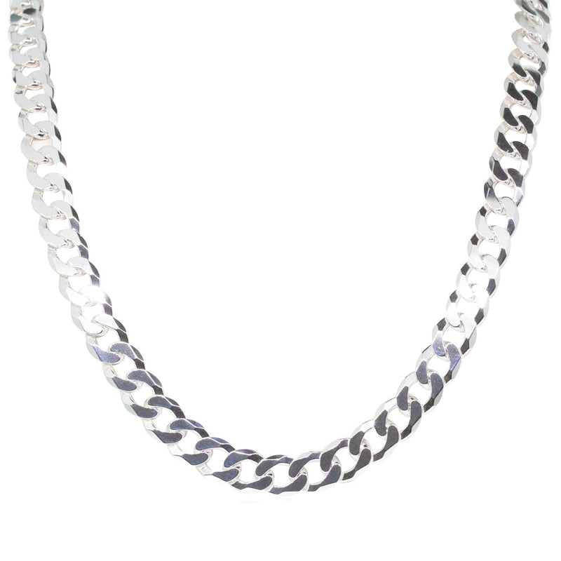 Sterling Silver Cuban Chain Necklace - Necklace - Walker & Hall