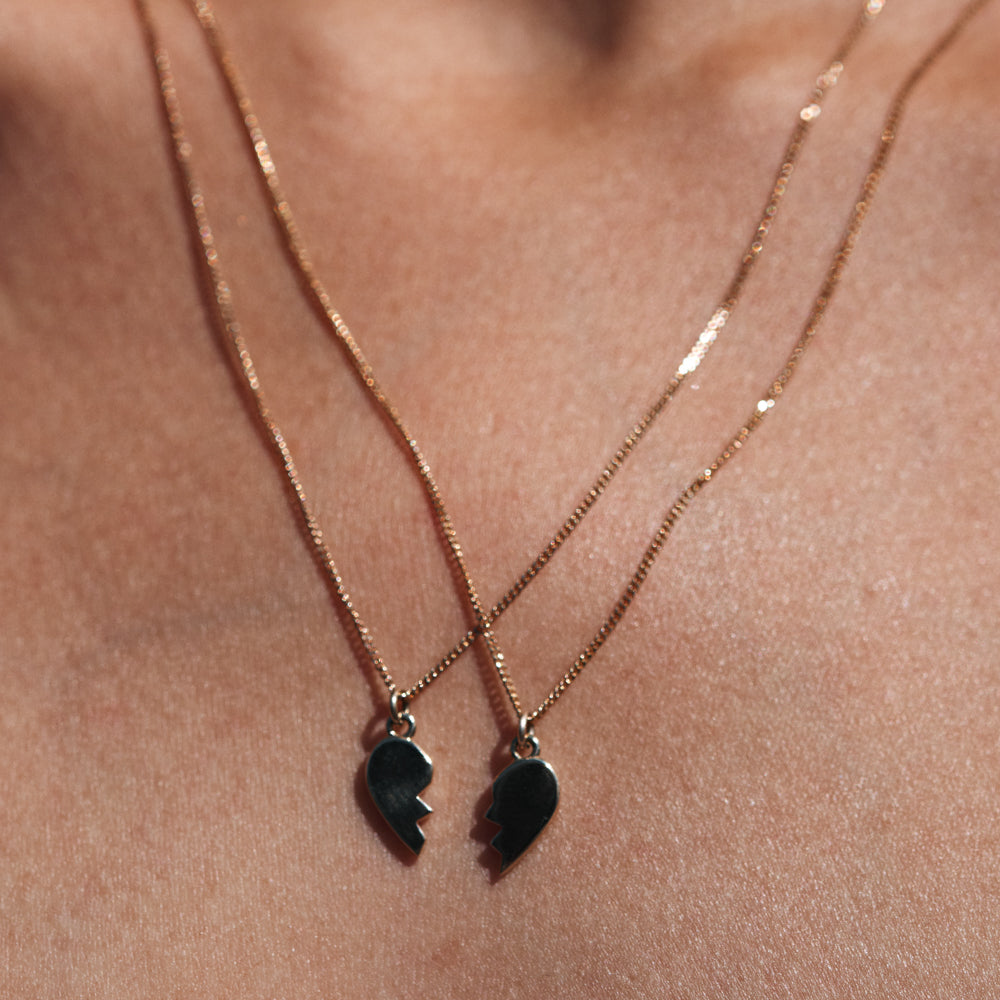 A broken heart necklace deals