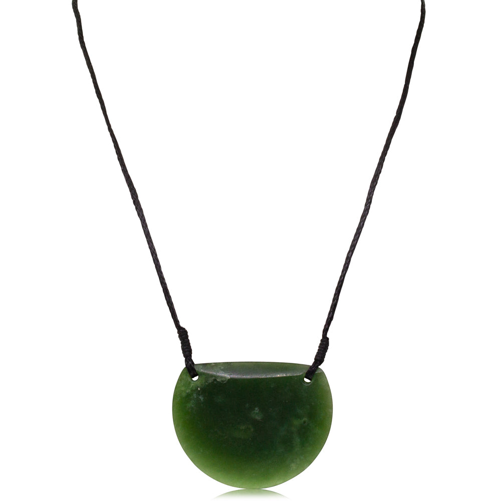 NZ Greenstone Breast Plate Pendant - Walker & Hall