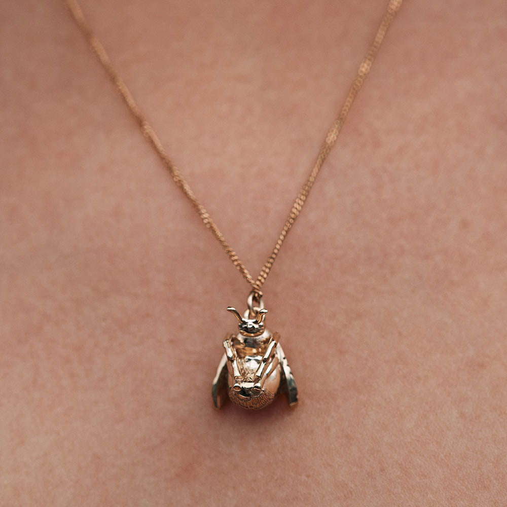 Karen walker deals bee necklace