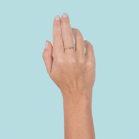 Boh Runga Droplet Ring - Rose Gold-Ring-Walker & Hall